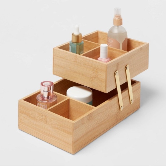 Hinged Bamboo Countertop Organizer - Brightroom (Target Brand) - Picture 2 of 4